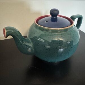 Denby Harlequin Teapot Vintage